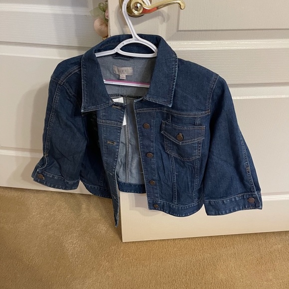 Loft Outlet Nwt Denim Jacket Size Large 